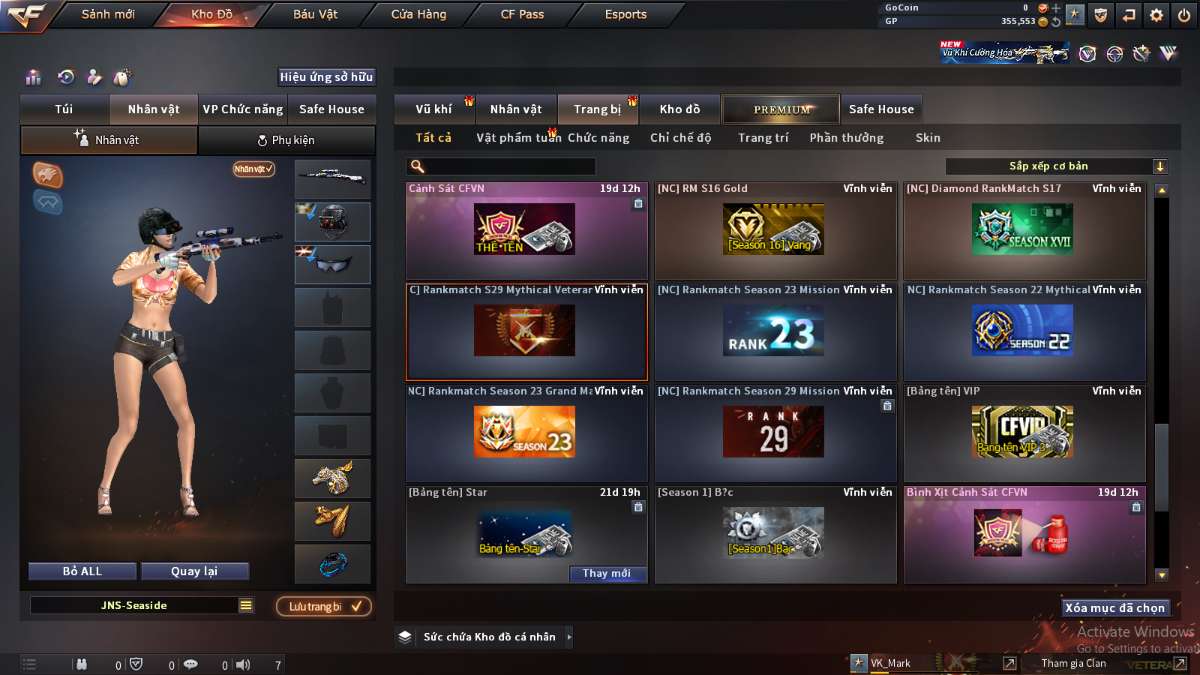 shop acc cf uy tin gia re